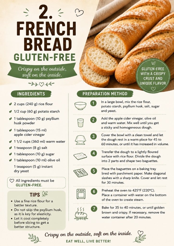 Gluten-Free French Baguette Bread
